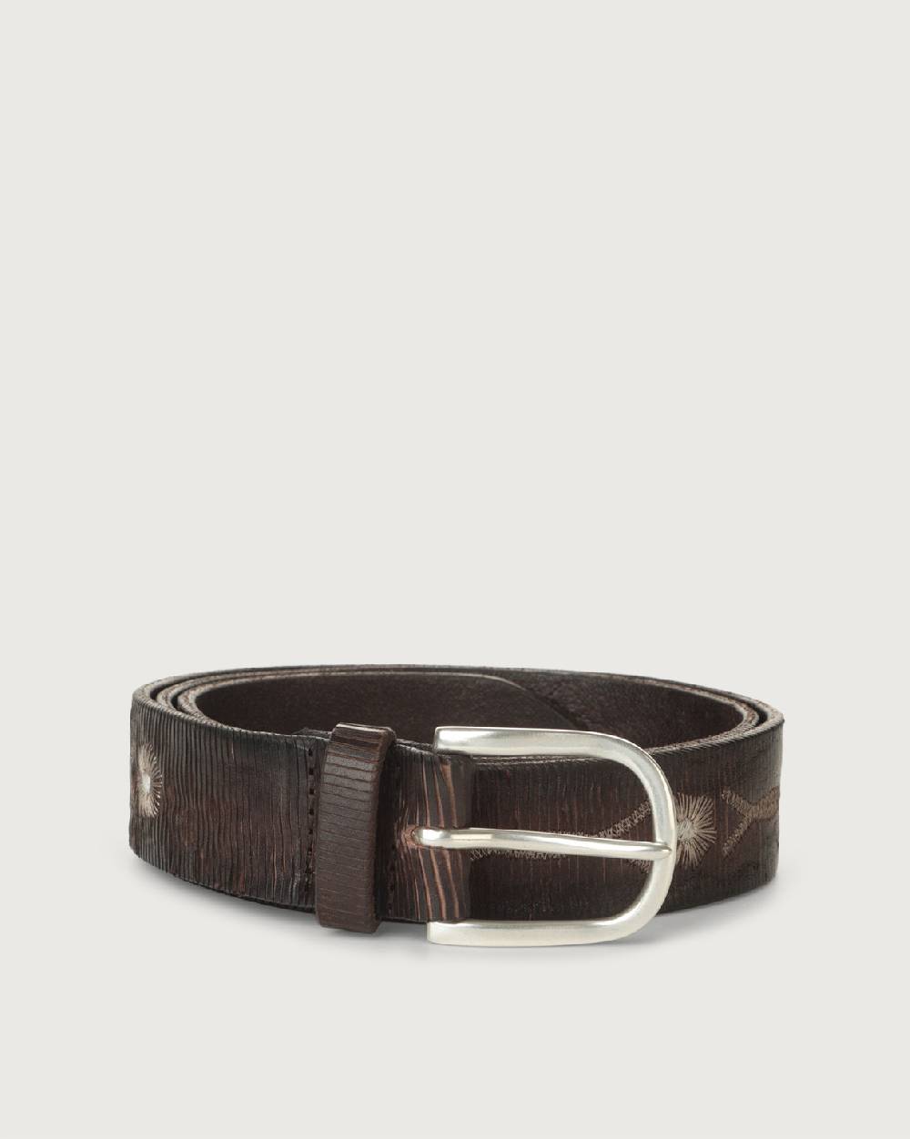 Orciani Cintura sportiva Blade Josè in cuoio