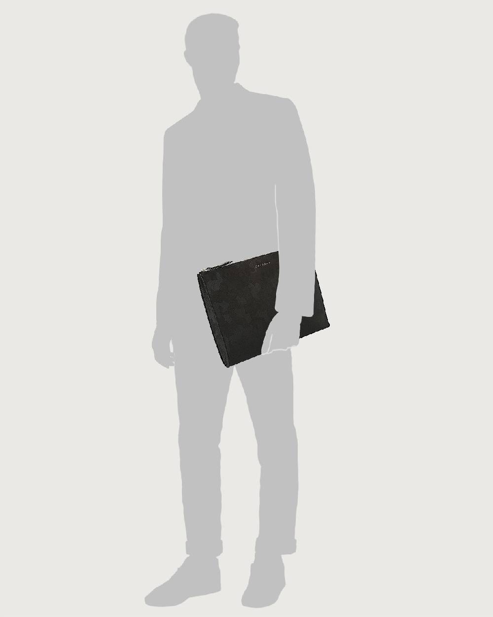 Orciani Pochette Slim Skyline In Pelle