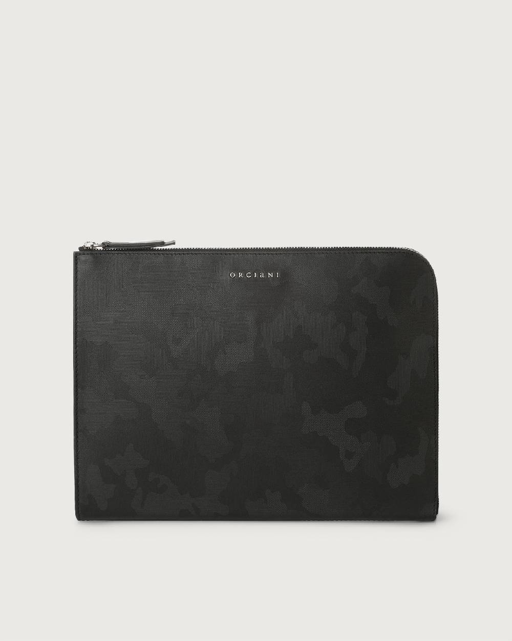 Orciani Pochette slim Skyline in pelle