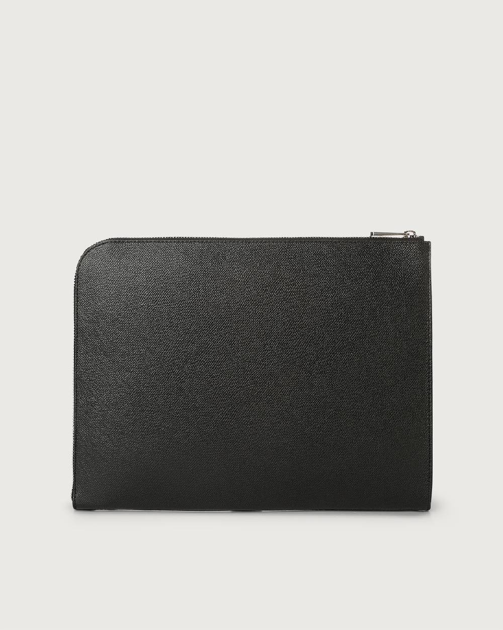 Orciani Pochette Slim Timeless In Pelle Palmellata
