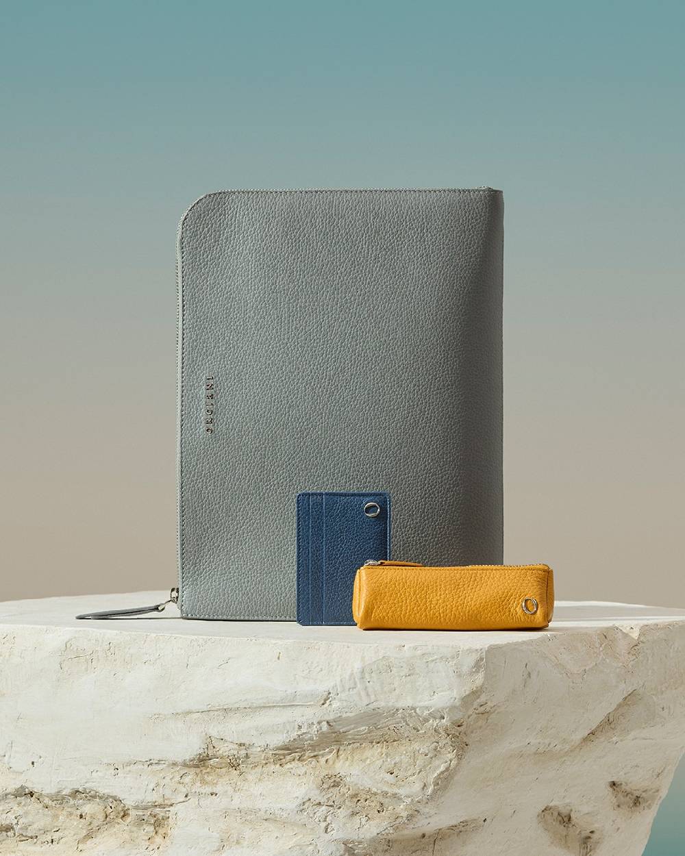 Orciani Portacarte Micron In Pelle