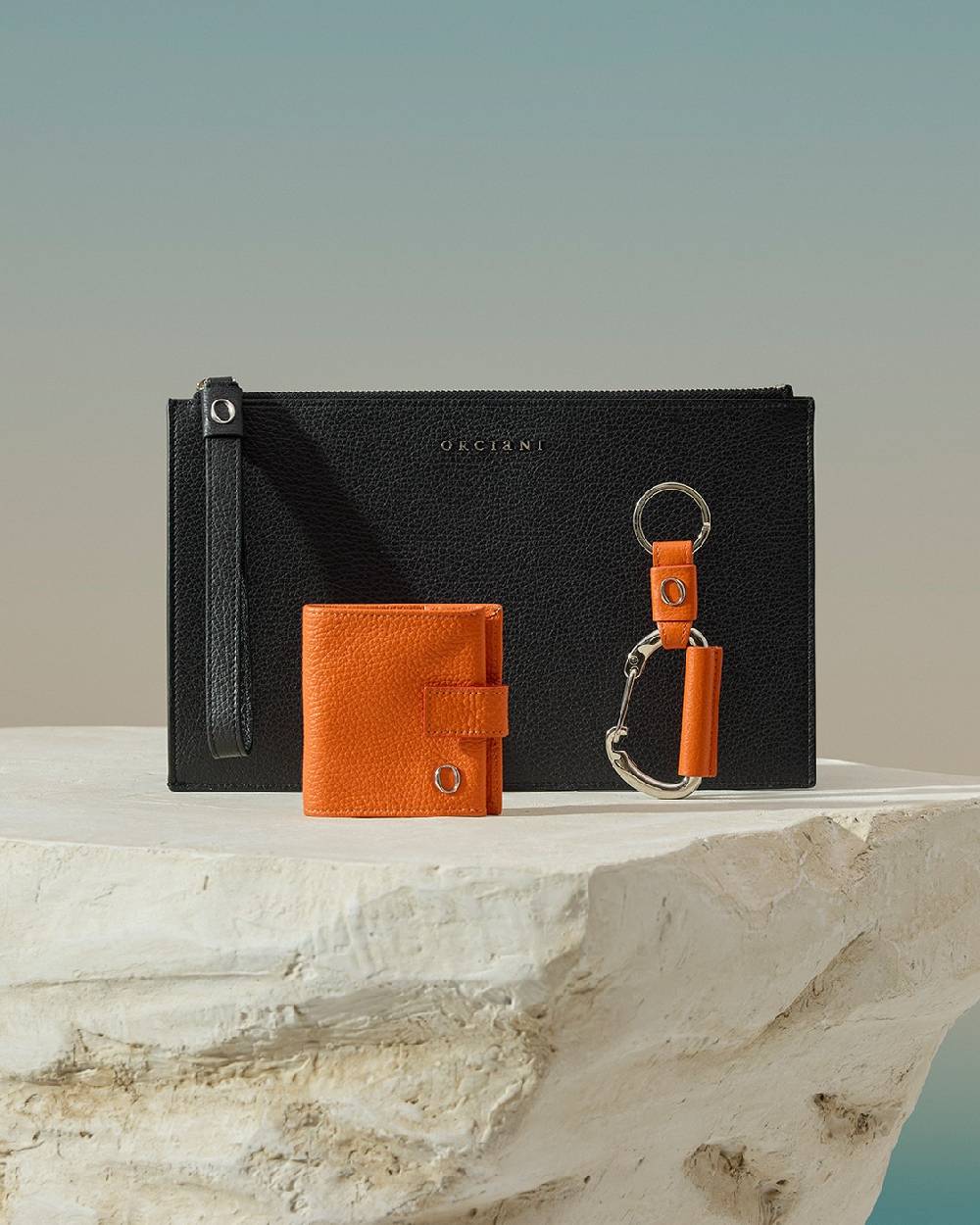 Orciani Portamonete Micron In Pelle