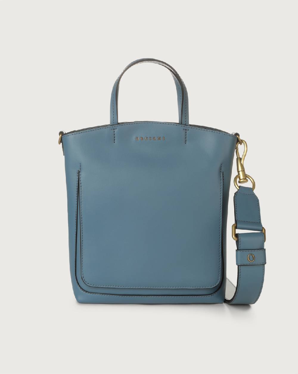 Orciani Shopper piccola Vulona S Couture in pelle