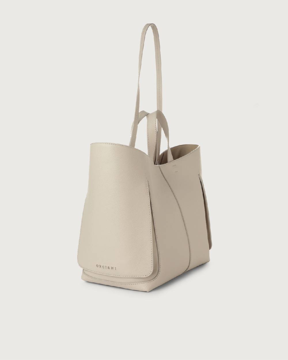 Orciani Shopper Vulona Premium In Pelle