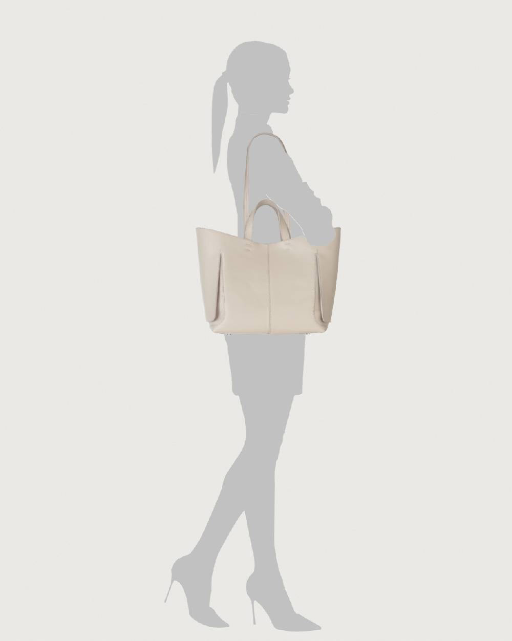 Orciani Shopper Vulona Premium In Pelle