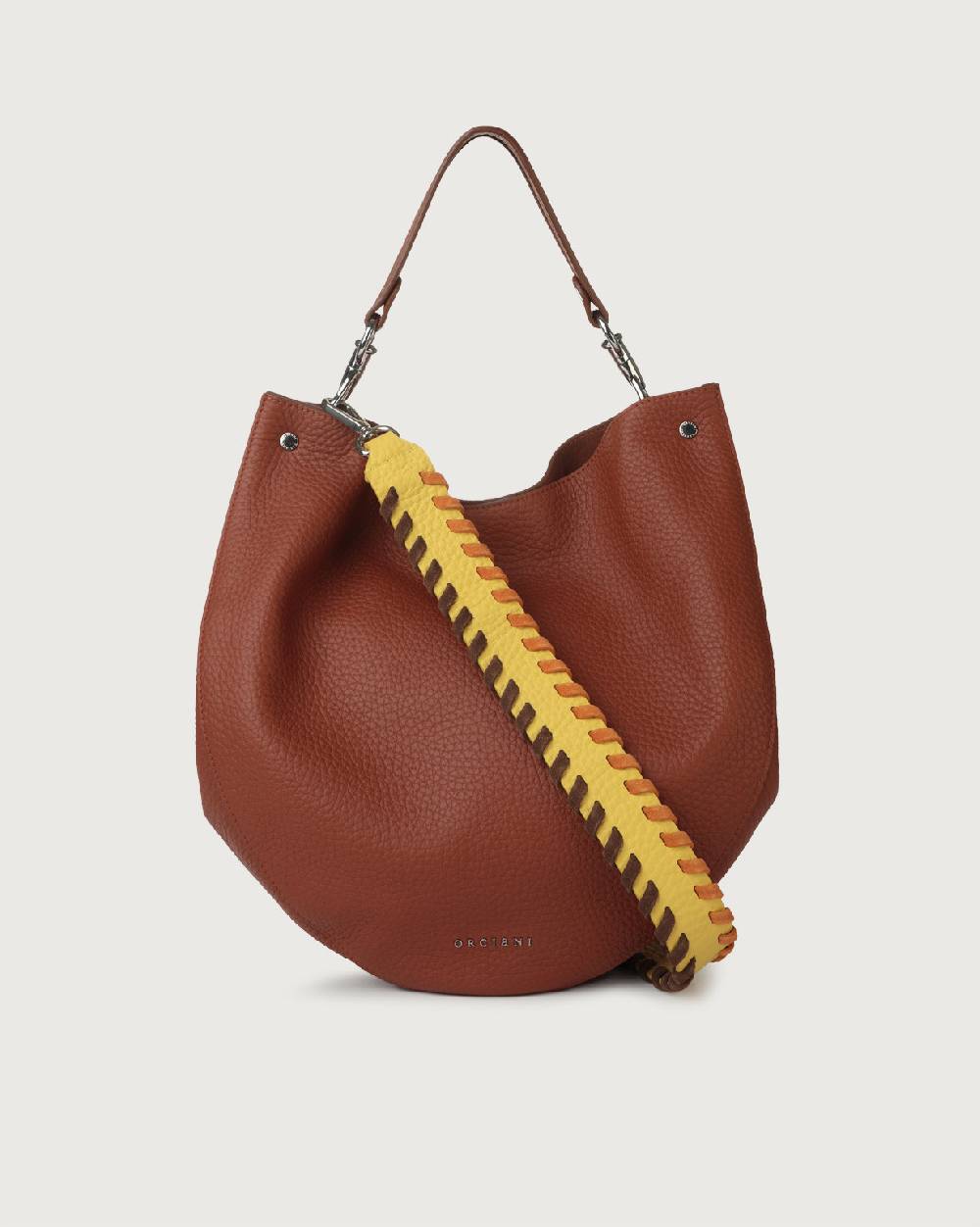 Orciani Tracolla Crossbody Ethnic Soft In Pelle