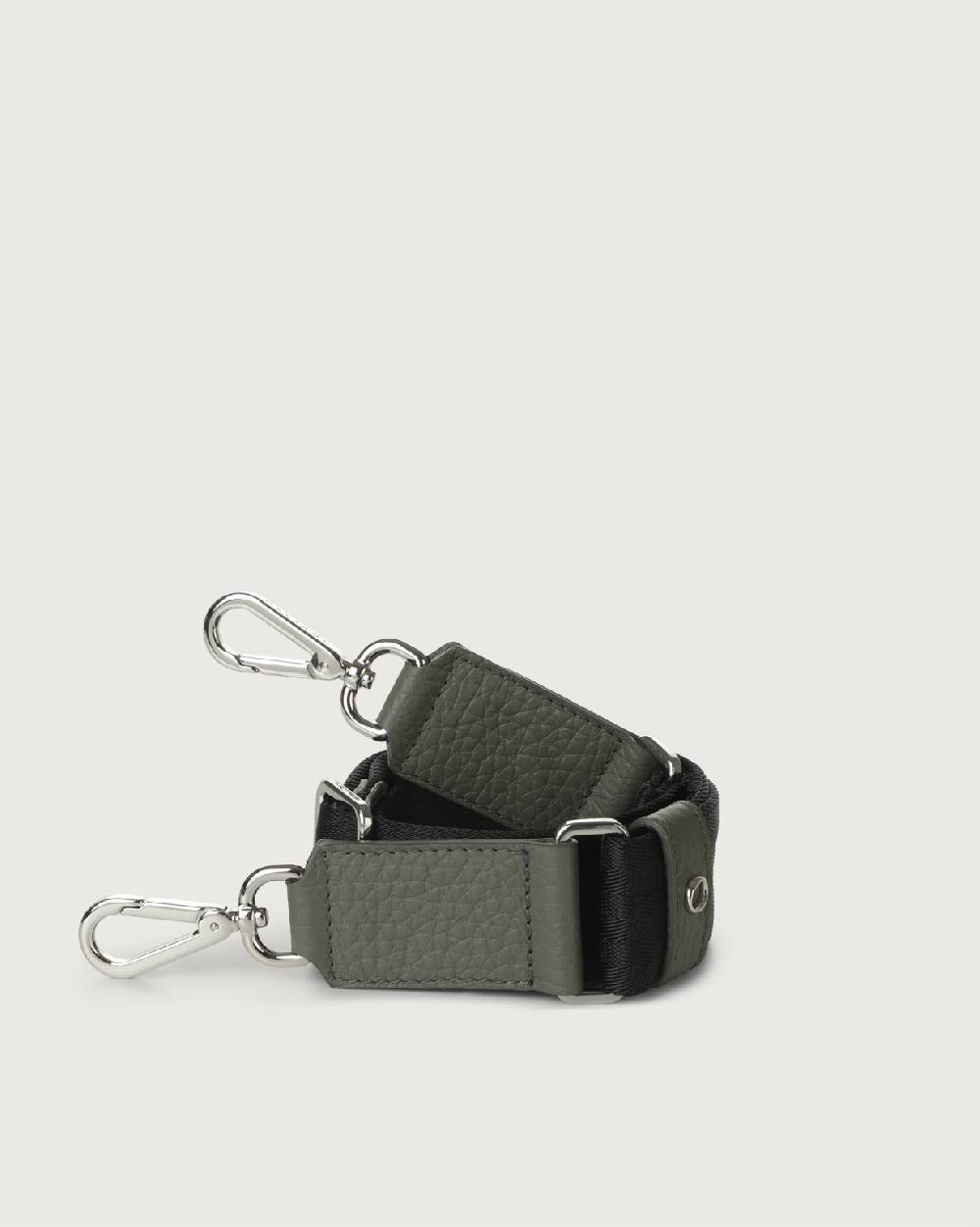 Orciani Tracolla Soft In Tessuto E Pelle