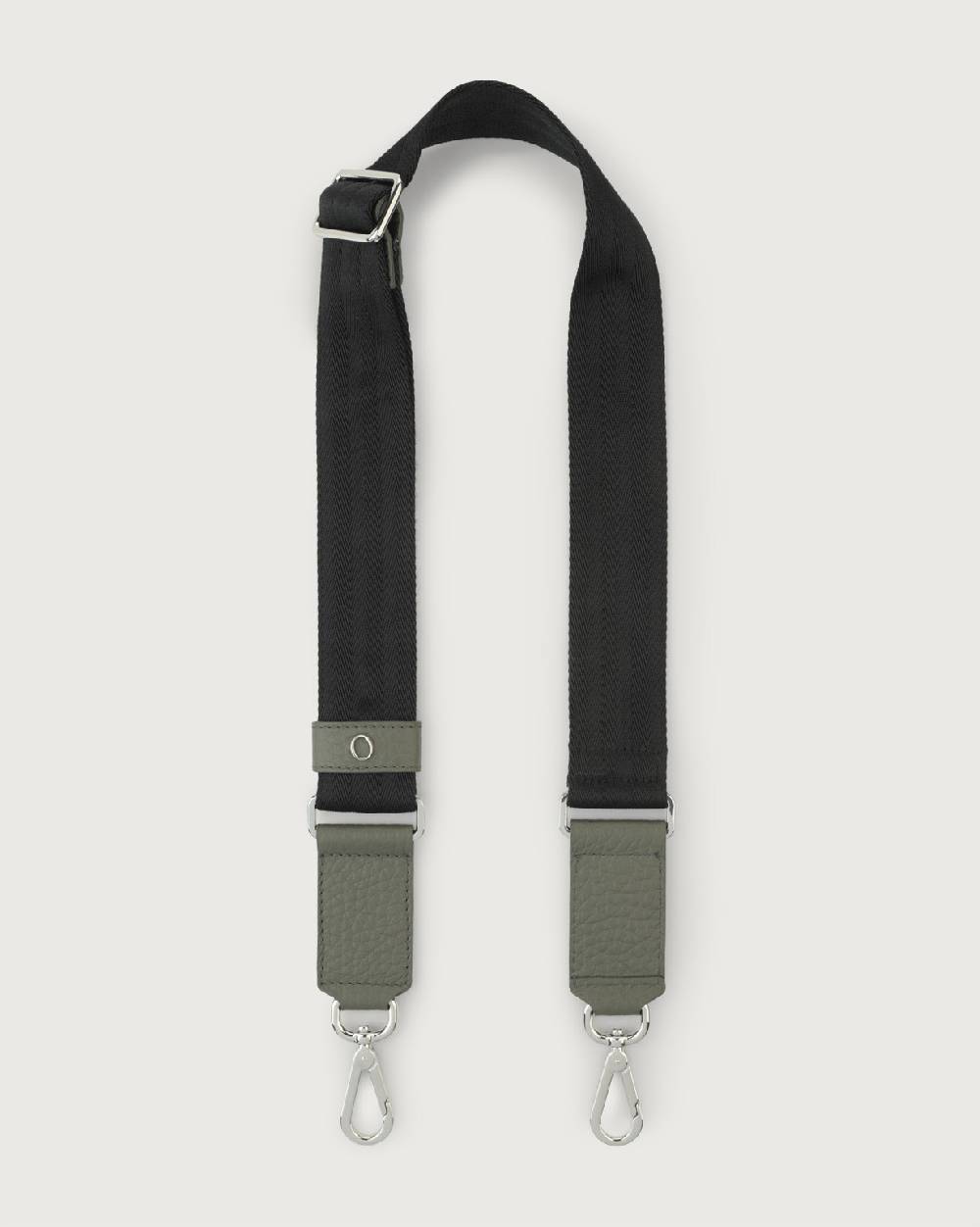 Orciani Tracolla Soft in tessuto e pelle