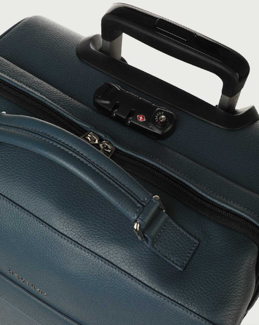 Orciani Trolley Micron Due Ruote In Pelle