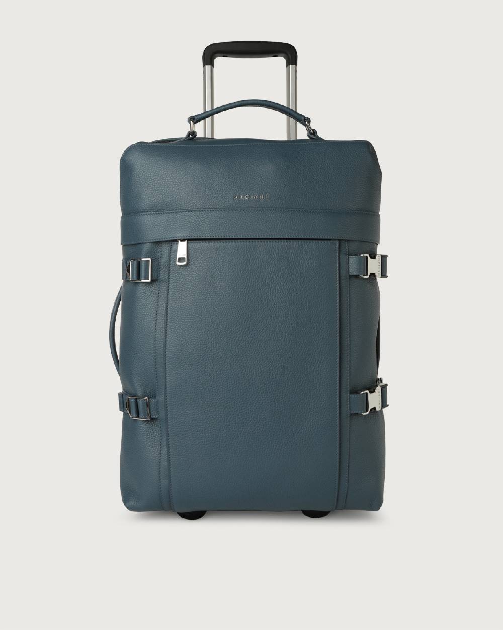 Orciani Trolley Micron due ruote in pelle