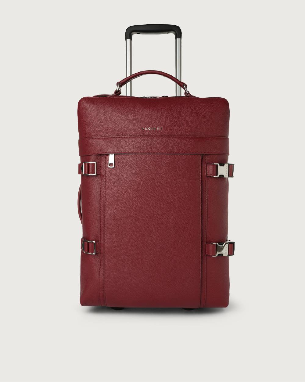 Orciani Trolley Micron due ruote in pelle