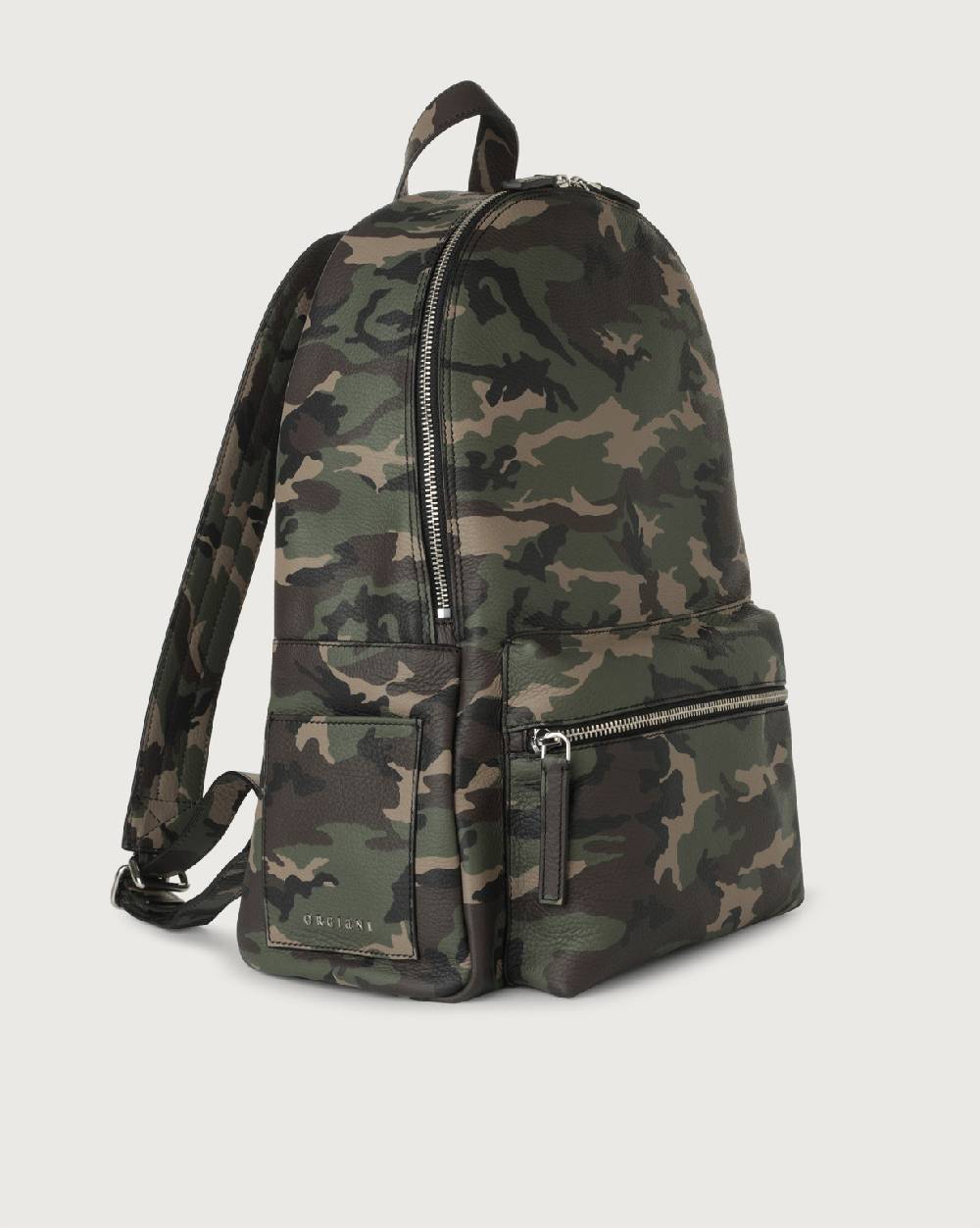 Orciani Zaino Camouflage In Pelle