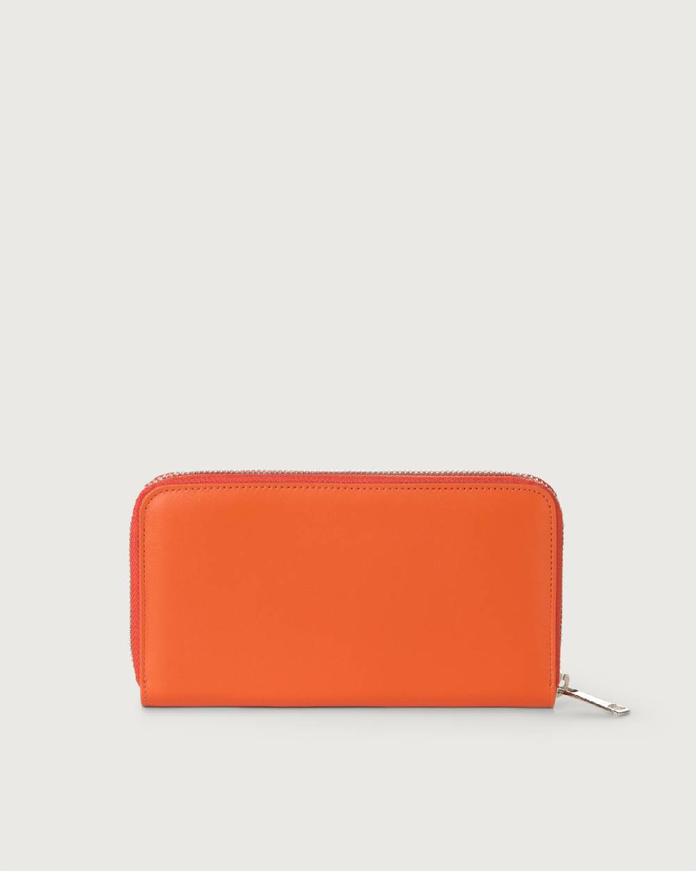 Orciani Portafoglio Grande Liberty In Pelle Con Zip