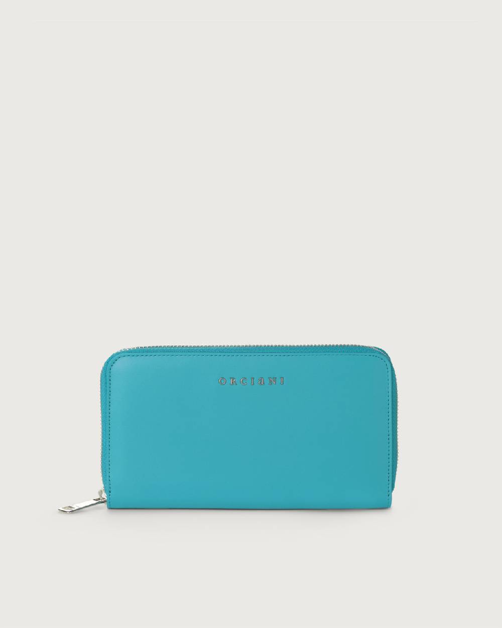 Orciani Portafoglio grande Liberty in pelle con zip