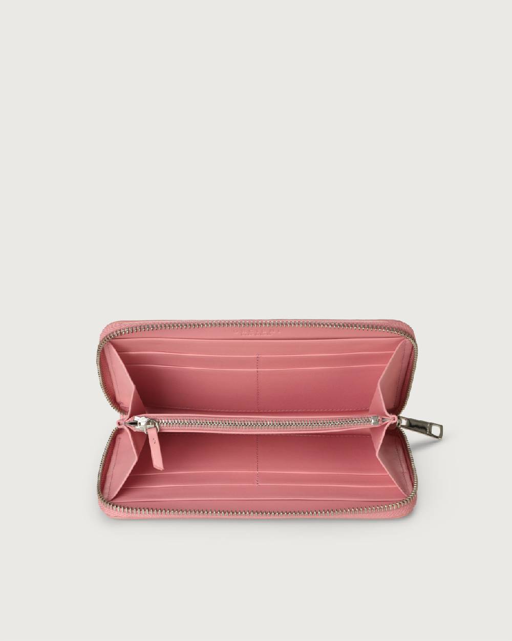 Orciani Portafoglio Grande Liberty In Pelle Con Zip