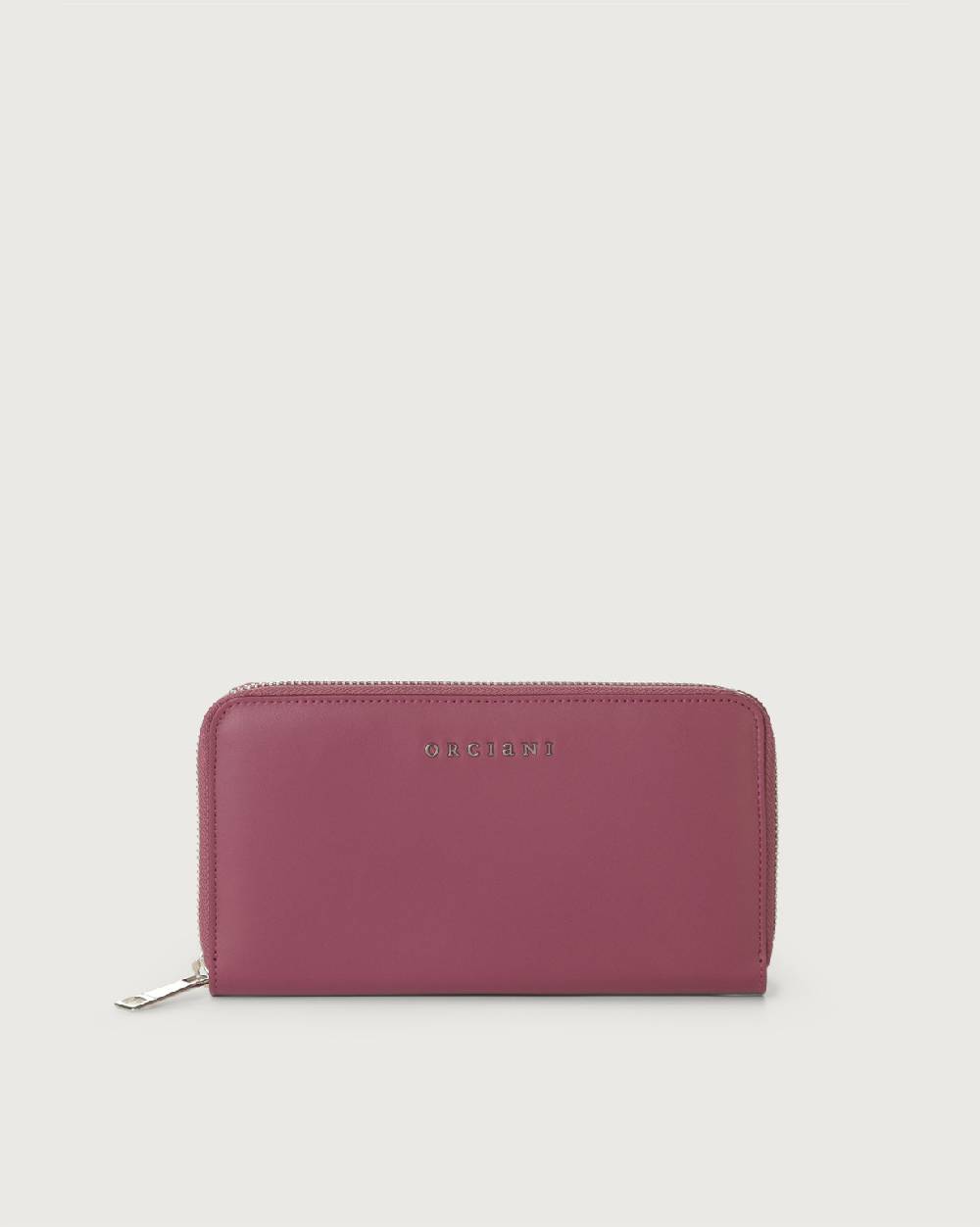 Orciani Portafoglio grande Liberty in pelle con zip