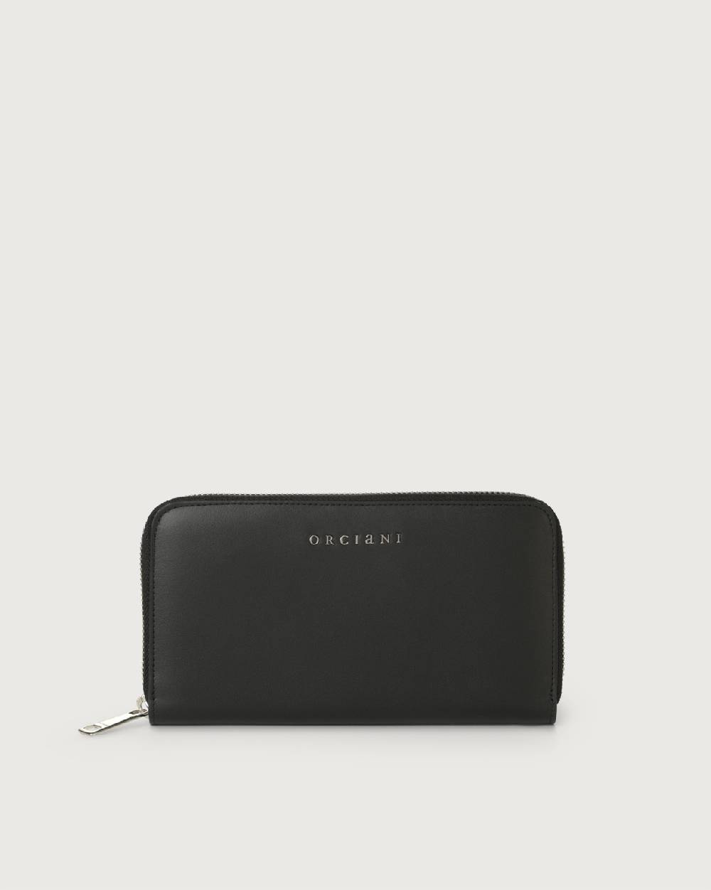 Orciani Portafoglio grande Liberty in pelle con zip