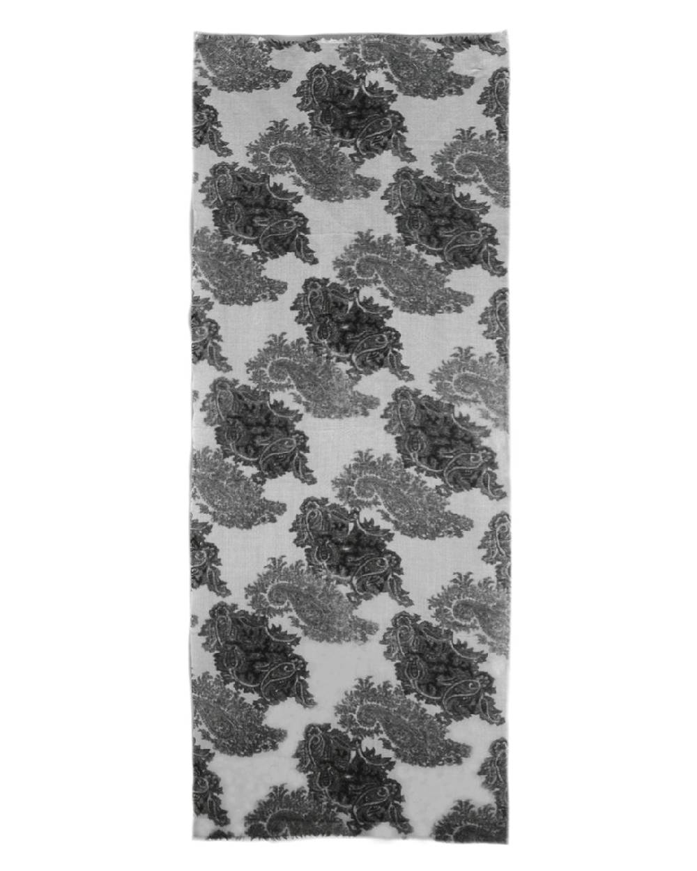 Ordi.to Accessori ALISEI NERA - Sciarpa Unisex In Cachemire E Lana