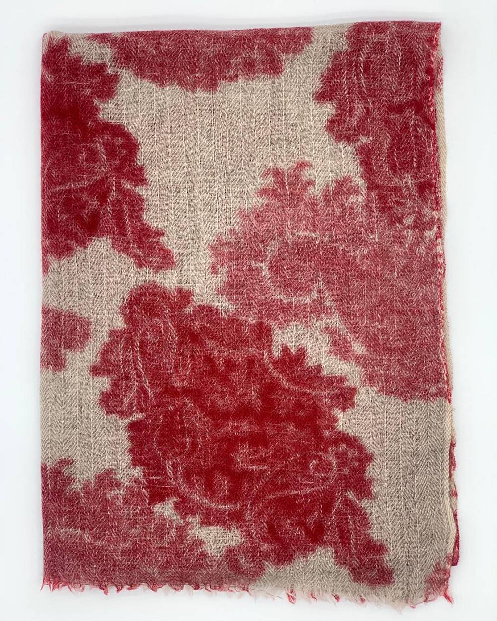 Ordi.to Accessori ALISEI ROSSA- Sciarpa Unisex In Cachemire E Lana