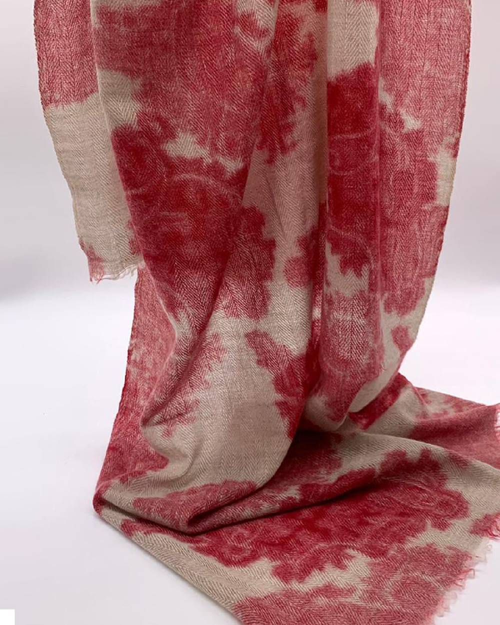 Ordi.to Accessori ALISEI ROSSA- Sciarpa Unisex in Cachemire e lana