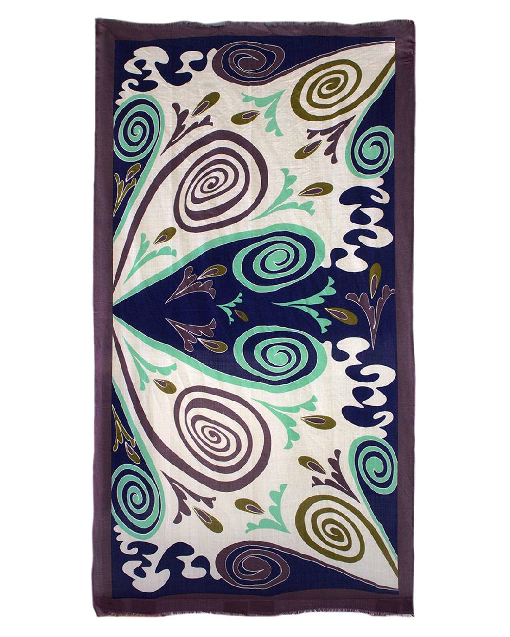 Ordi.to Accessori AMSTERDAM BLU - Sciarpa Unisex In Lana