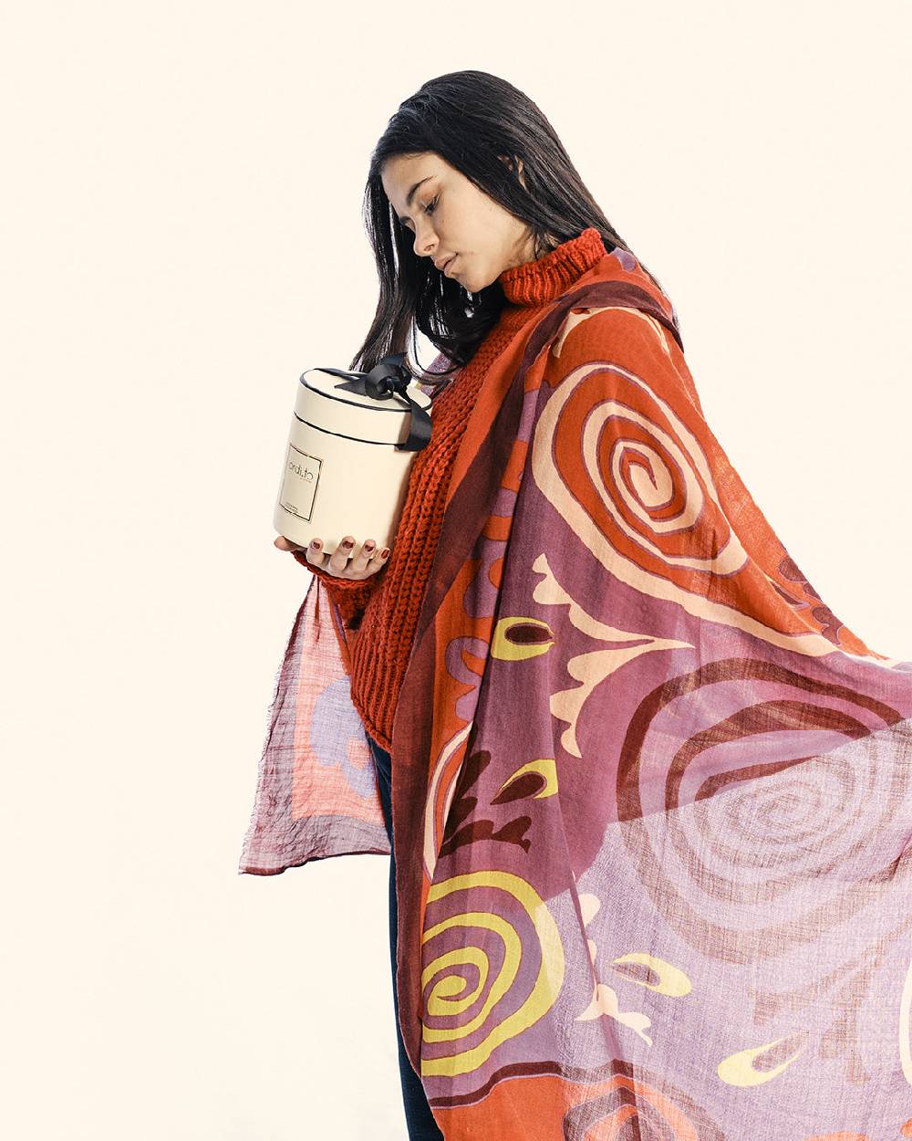 Ordi.to Accessori AMSTERDAM ROSSA - Sciarpa Unisex in lana