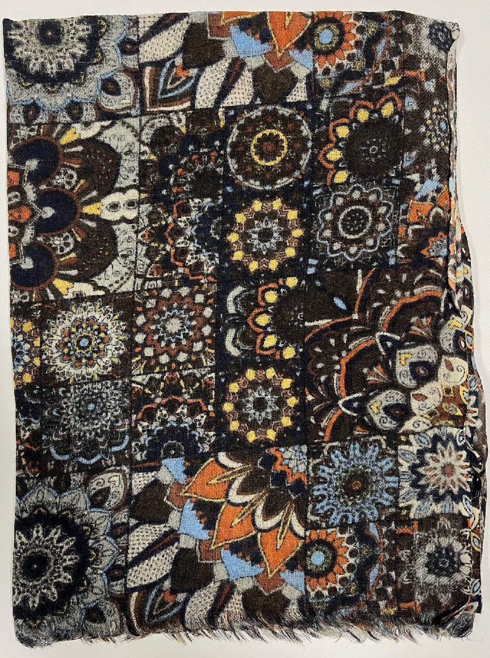 Ordi.to Accessori BOCCIONI MARRONE - Sciarpa Unisex in lana