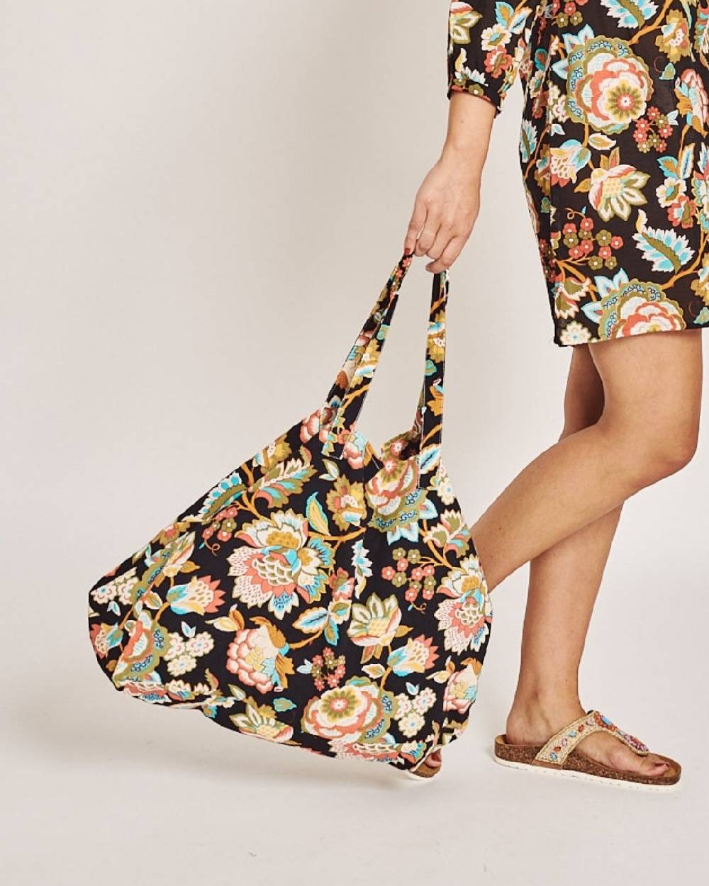 Ordi.to Accessori BORSA ORDI.SEA - STAMPA CAMELIA NERA