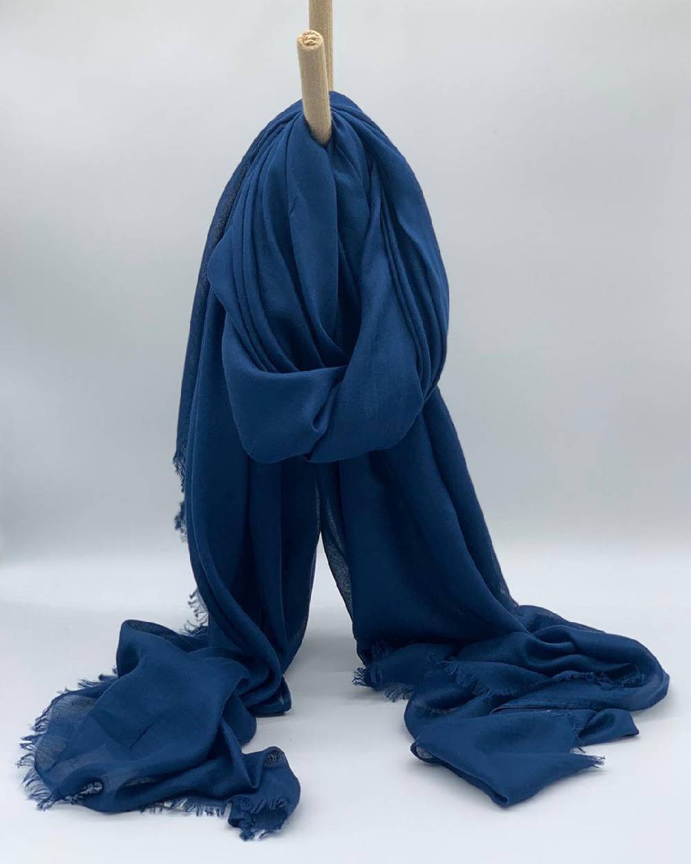 Ordi.to Accessori CAMILLA BLU - Sciarpa tinta unita Modal e Cashmere