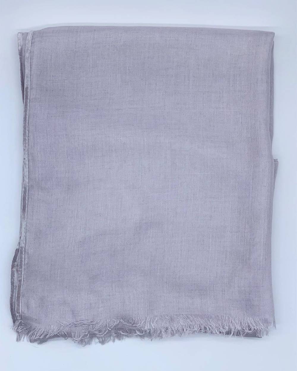 Ordi.to Accessori CAMILLA GRIGIO PERLA - Sciarpa Tinta Unita Modal E Cashmere