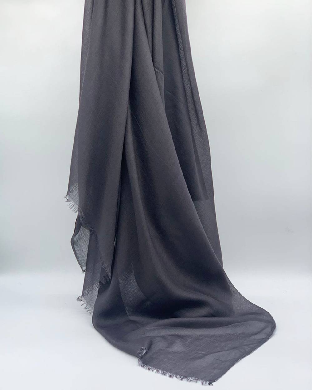 Ordi.to Accessori CAMILLA GRIGIO - Sciarpa Tinta Unita Modal E Cashmere