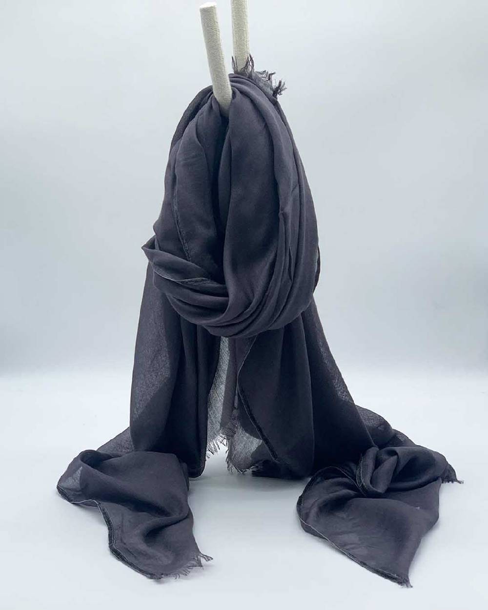 Ordi.to Accessori CAMILLA GRIGIO - Sciarpa tinta unita Modal e Cashmere