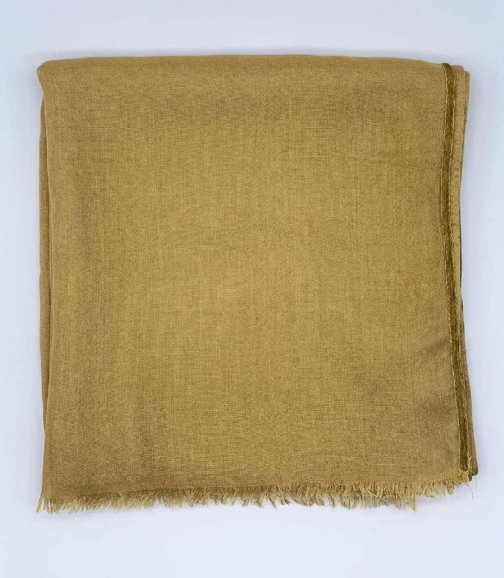 Ordi.to Accessori CAMILLA OLIO - Sciarpa Tinta Unita Modal E Cashmere