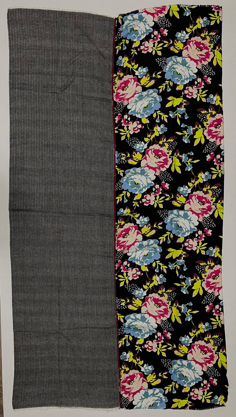 Ordi.to Accessori CANOVA FUCHSIA - Sciarpa In Seta E Lana