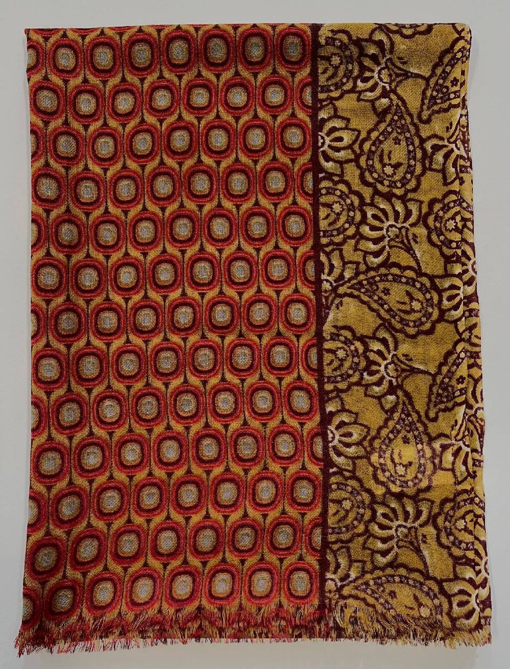 Ordi.to Accessori DALI' ARANCIO - Sciarpa Unisex in lana