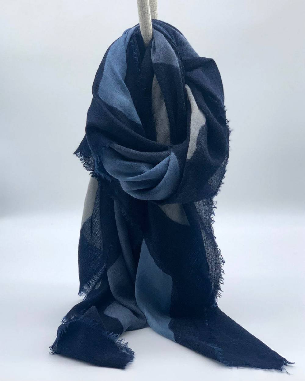 Ordi.to Accessori DUBLINO BLU - Sciarpa Unisex In Lana