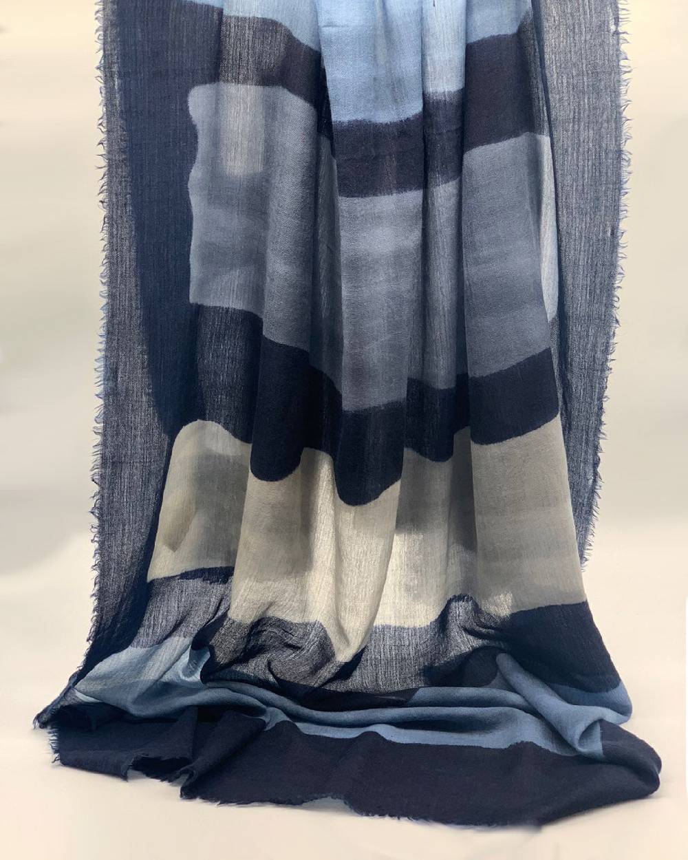 Ordi.to Accessori DUBLINO BLU - Sciarpa Unisex in lana