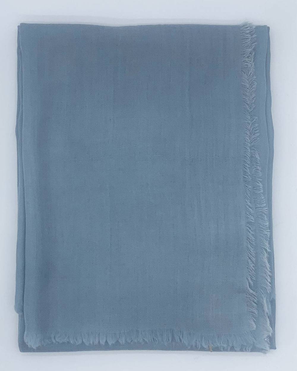 Ordi.to Accessori EARTH AZZURRO POLVERE - Sciarpa Tinta Unita Lana