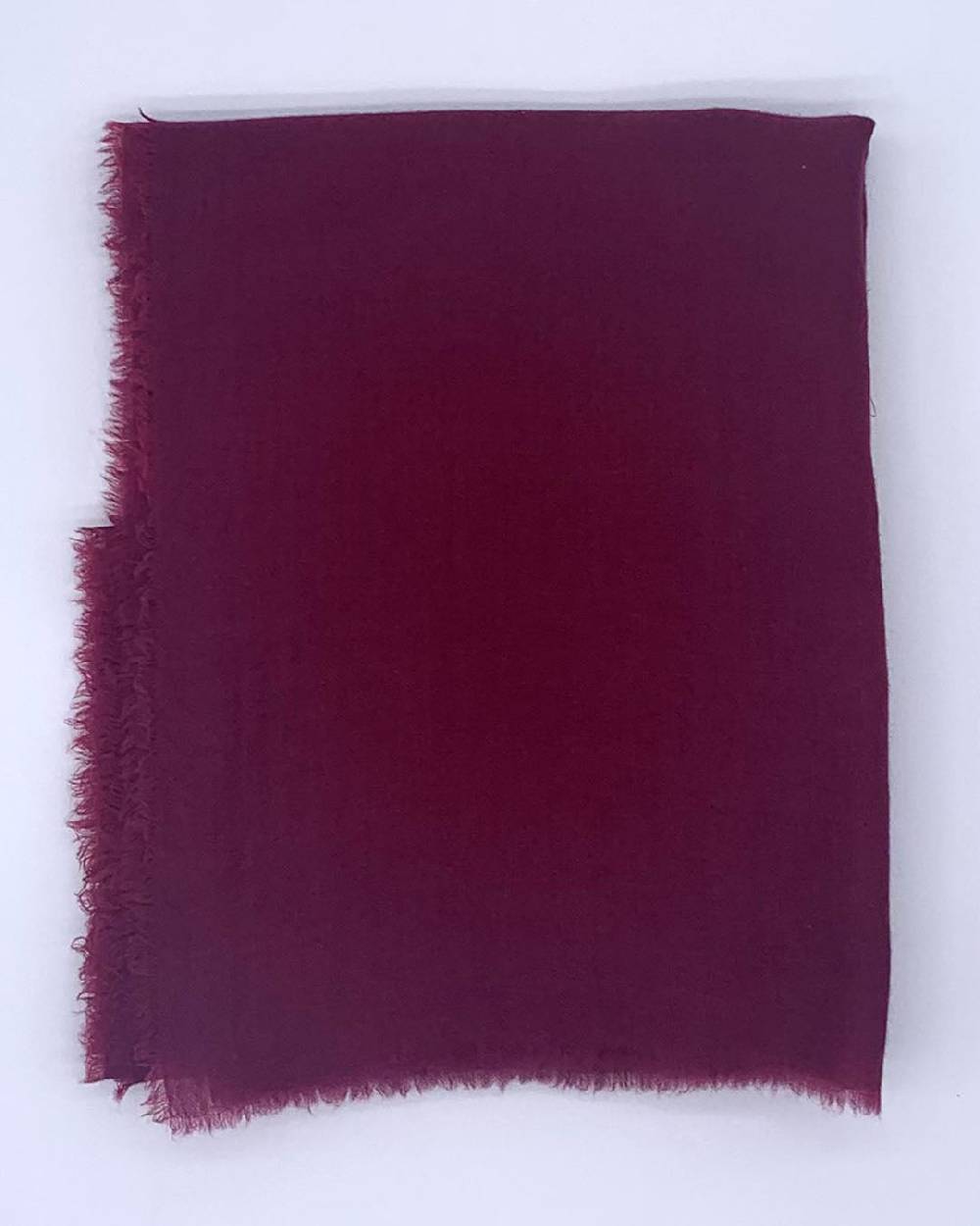 Ordi.to Accessori EARTH BORDEAUX - Sciarpa Tinta Unita Lana