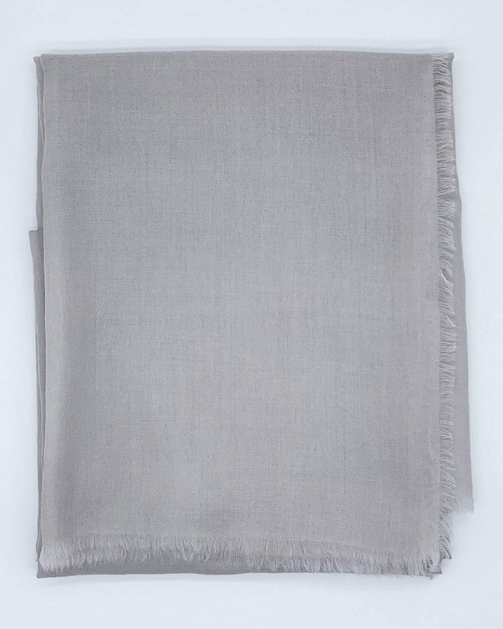 Ordi.to Accessori EARTH GRIGIO PERLA - Sciarpa Tinta Unita Lana