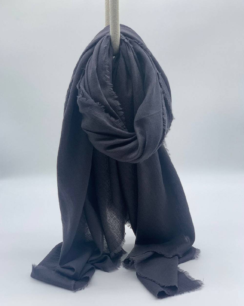 Ordi.to Accessori EARTH GRIGIO - Sciarpa tinta unita Lana