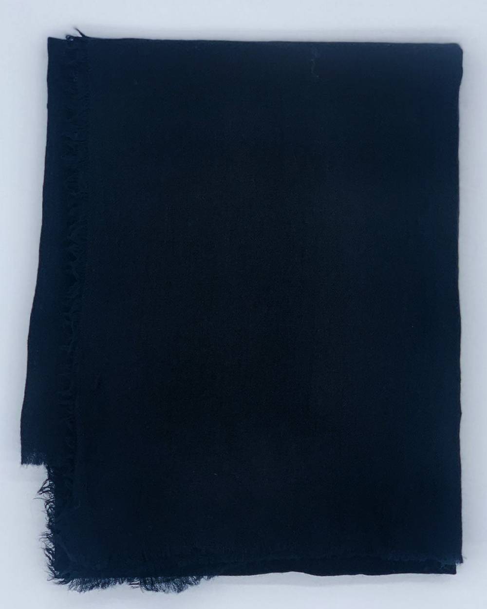 Ordi.to Accessori EARTH NERA - Sciarpa Tinta Unita Lana