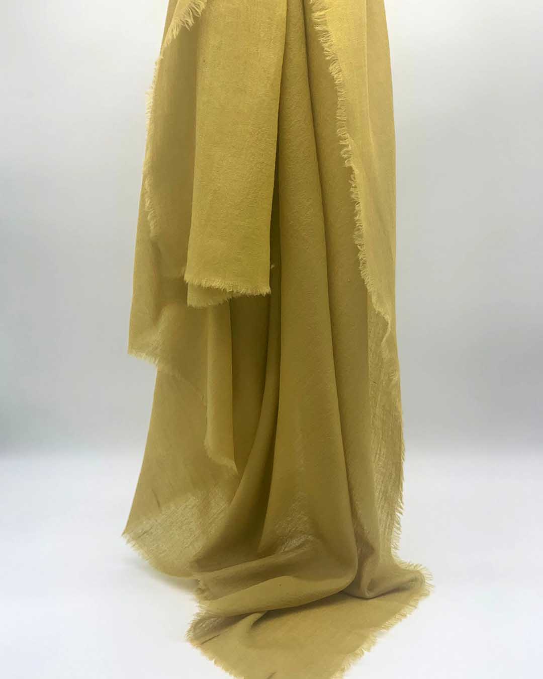 Ordi.to Accessori EARTH OLIO - Sciarpa Tinta Unita Lana