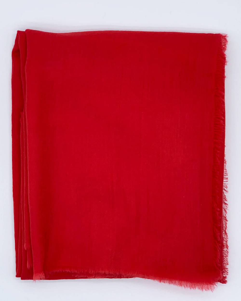 Ordi.to Accessori EARTH ROSSO - Sciarpa Tinta Unita Lana