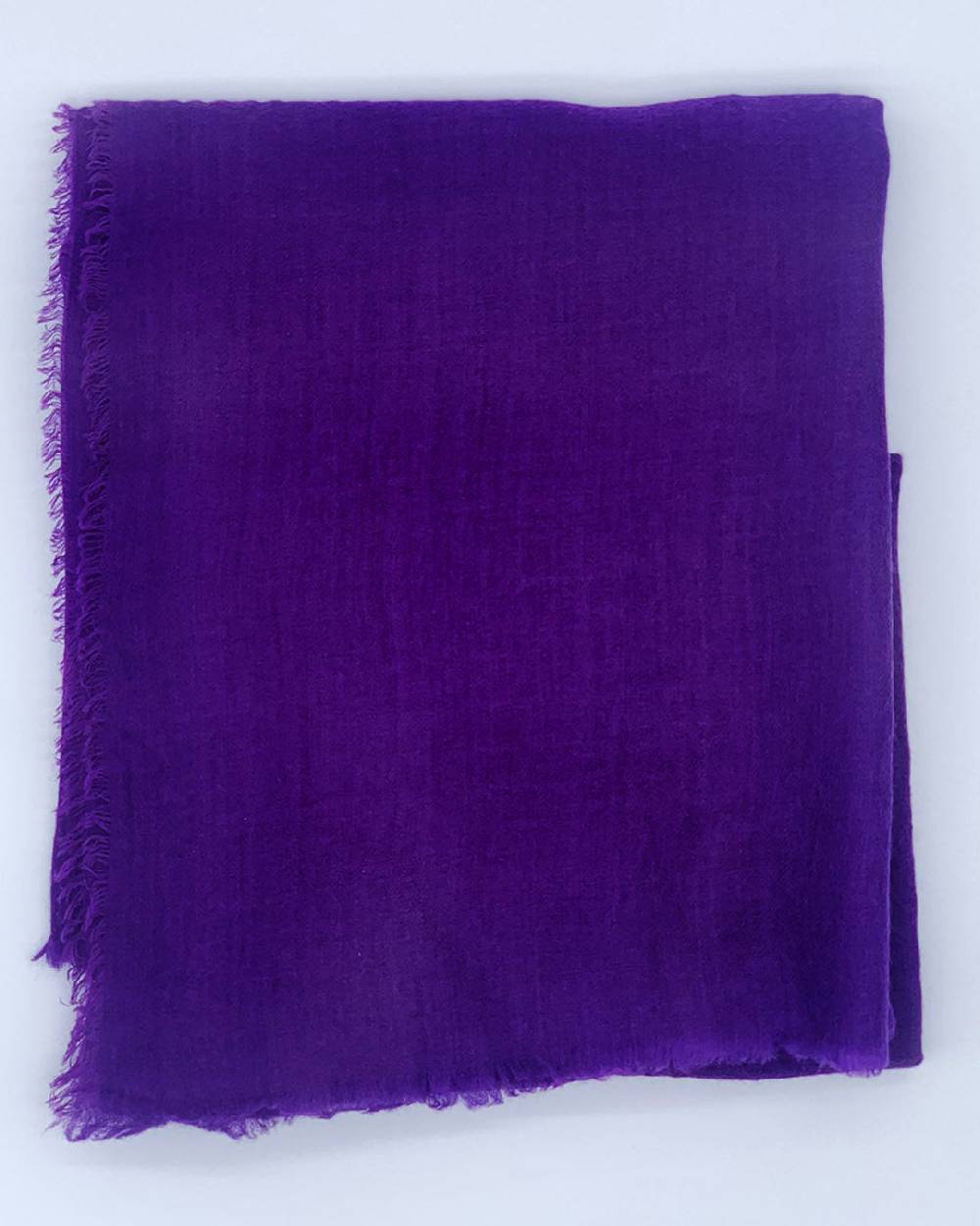 Ordi.to Accessori EARTH VIOLA - Sciarpa Tinta Unita Lana