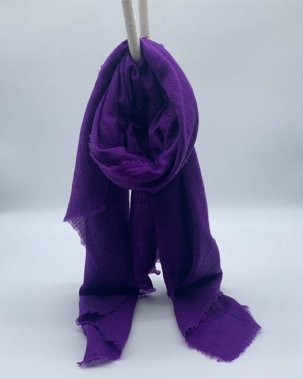 Ordi.to Accessori EARTH VIOLA - Sciarpa tinta unita Lana