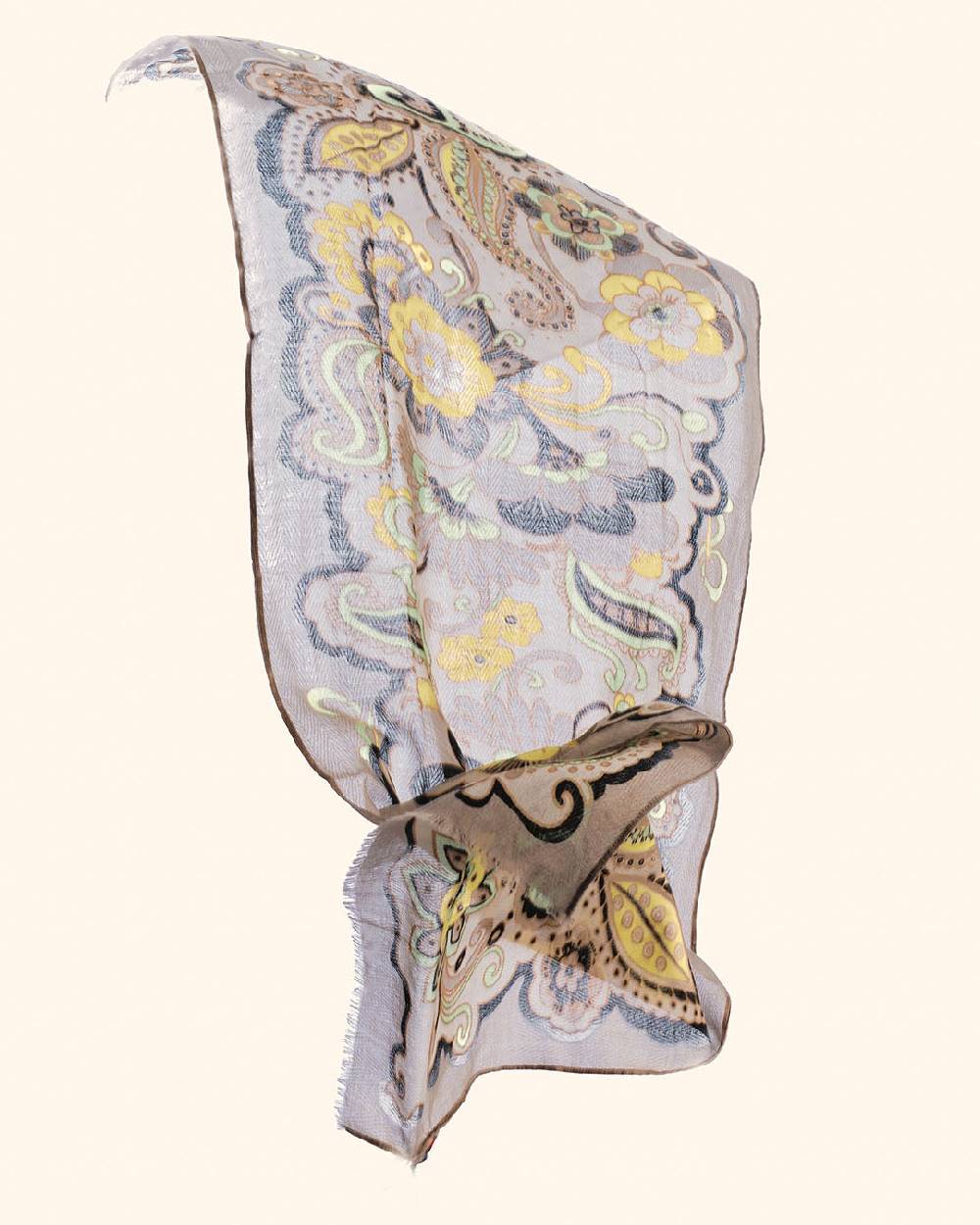 Ordi.to Accessori LIMA GRIGIA - Sciarpa Unisex In Lana