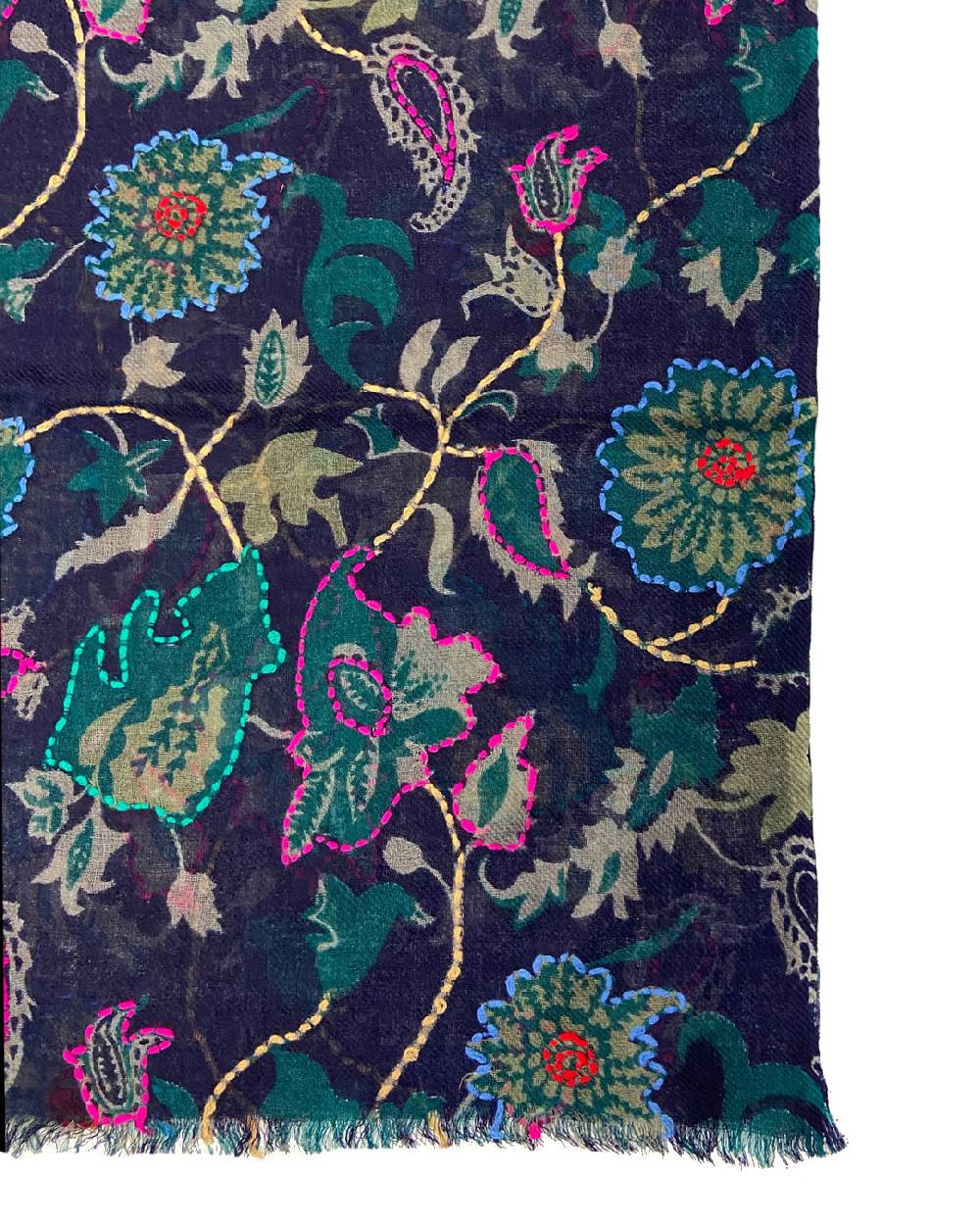 Ordi.to Accessori MICHELANGELO BLU- Sciarpa Unisex In Lana