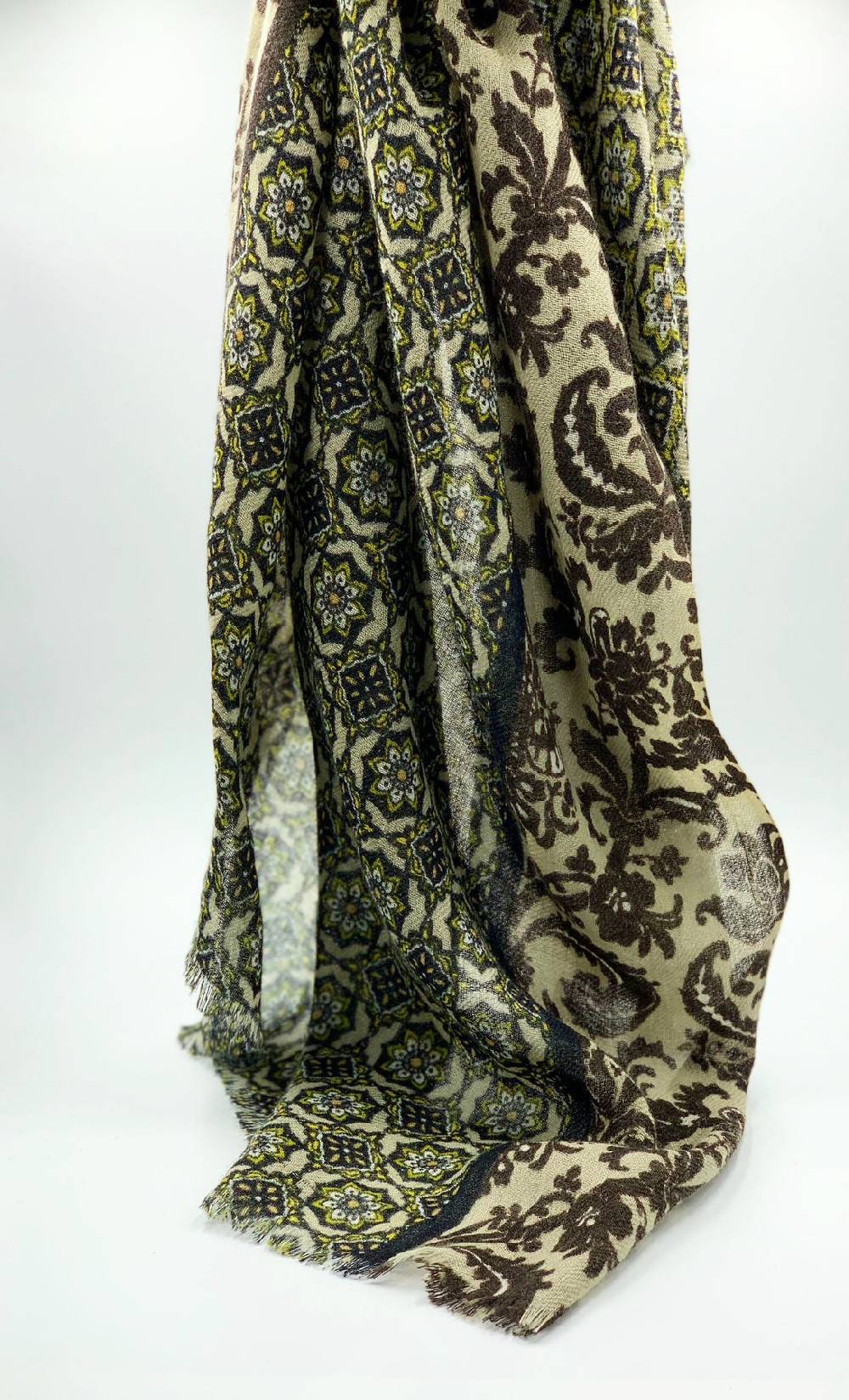 Ordi.to Accessori MIRO' BEIGE - Sciarpa Unisex in lana