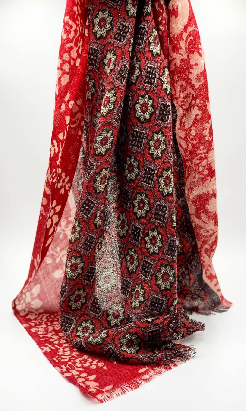 Ordi.to Accessori MIRO' ROSSO - Sciarpa Unisex in lana